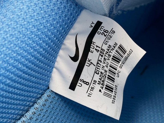 o-w nike air force 1 mca blue ci1173-400