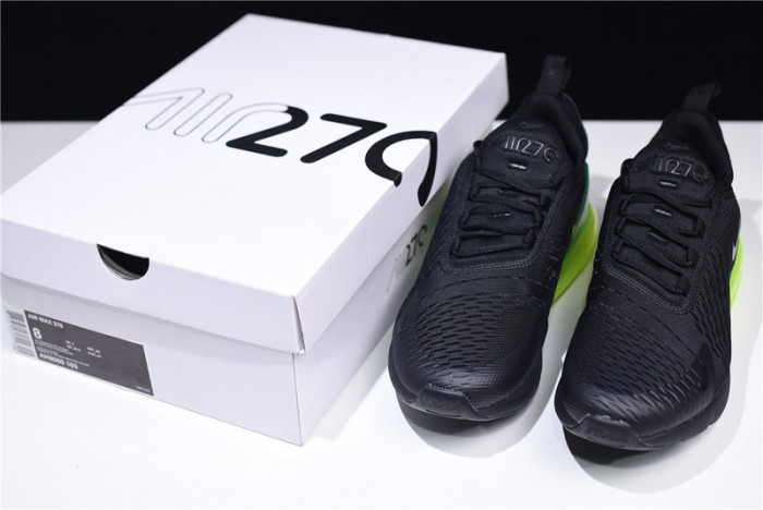 nike air max 270 black volt green neon ah8050-011