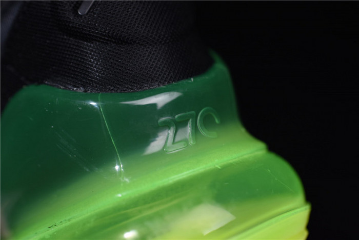 nike air max 270 black volt green neon ah8050-011