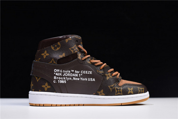 l**is V*t*n x o-w x air jordan 1 customs mens aq0818-202