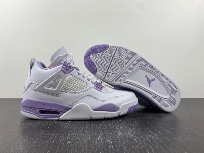 air jordan 4 white and purple-ct8527-115