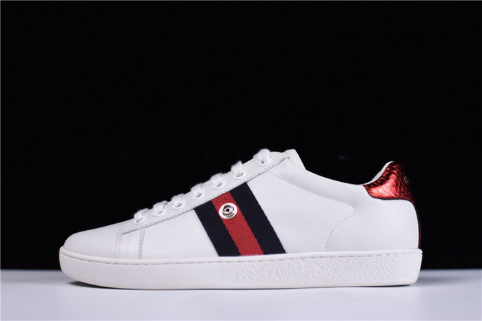 g**i ace embroidered low-top sneaker womens 6951103-5618