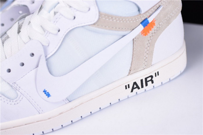 o-w air jordan 1 retro high white aq0818-100