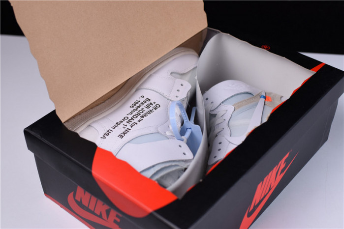o-w air jordan 1 retro high white aq0818-100