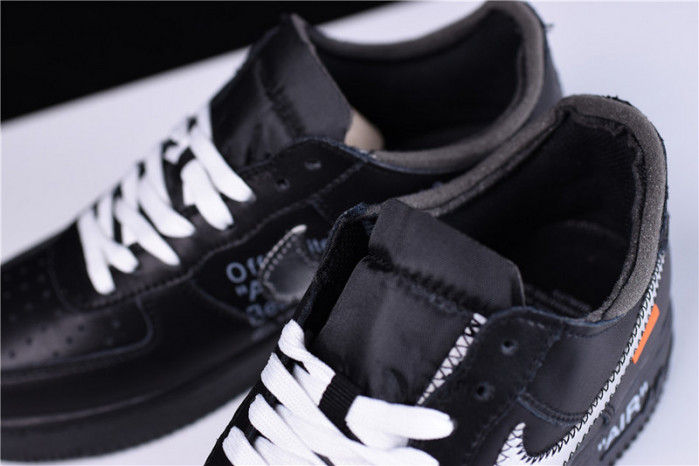 o-w x nike air force 1 07 low black av5210-001