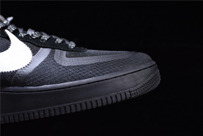 o-w nike air force 1 low black ao4606-001