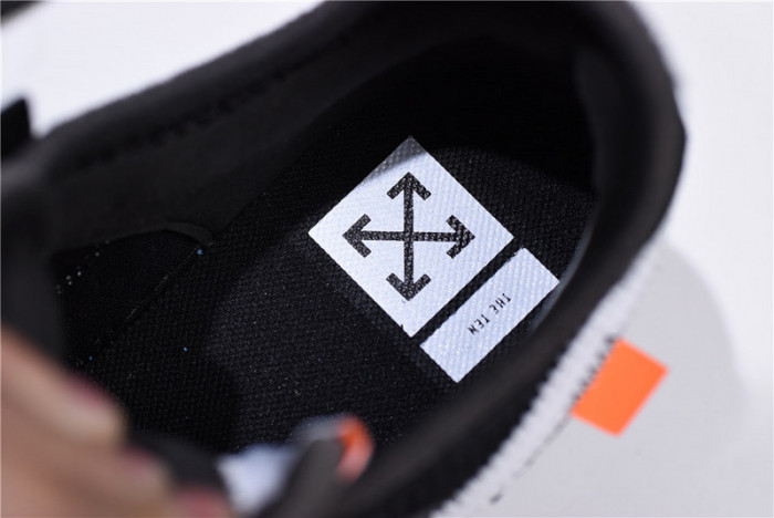 o-w nike air force 1 low black ao4606-001