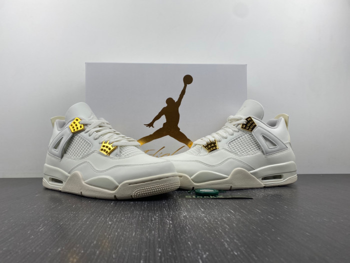 air jordan 4 “metallic gold”-aq9129-170